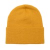 MASADA Women's and Men's Beanie Winter Hat, ochre-yellow