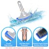 5-Inch Stainless Steel Pool Brush - Heavy Duty Pool Cleaning