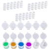 60 Pieces Empty Paint Cups with Lid, Mini Paint Pot