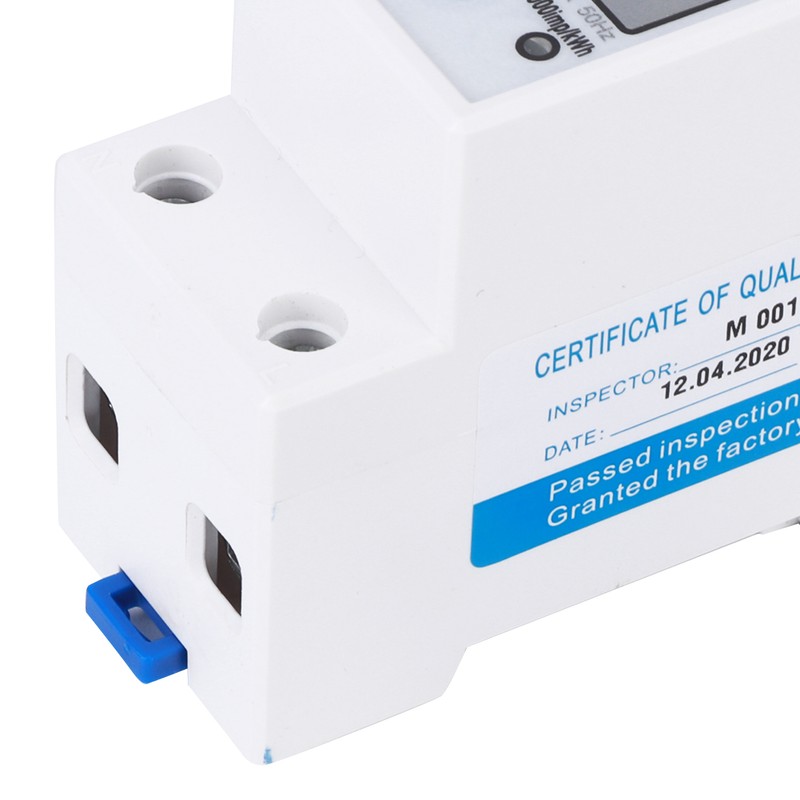 Single Phase Meter Accuracy Large Screen Multifunction Middle Button Reset