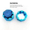 Cue Chalk Box Holder Aluminium Alloy Octagonal Universal Billiard Chalk