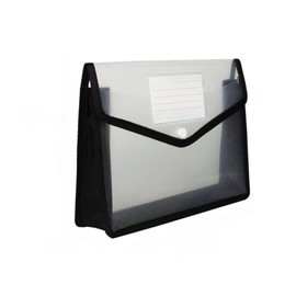 Plastic Expanding Folder, Waterproof Transparent, Snap Closure A4 Size