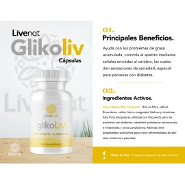 Glikoliv  Control Glucosa  Control De Acantosis Sin Sabor                                                                                             