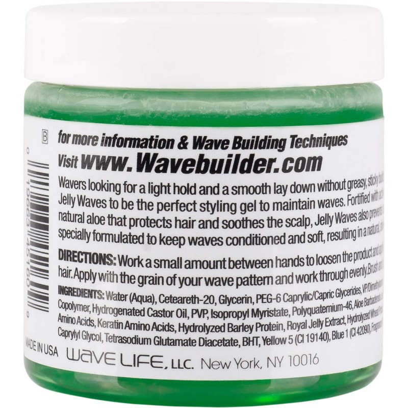 WAVEBUILDER Jelly Waves Soft Hold Aloe, 4 Ounce