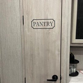 Pantry Decal - Pantry Wall Decal or Door Decal - Kitchen Wall Decal Home Decor Vinyl Sticker