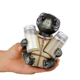 Salt and Pepper Shakers Set Holder Seaturtle Figurines and Statues - Decorative Sea Turtle Figurine for Kitchen,Bar,Restaurant