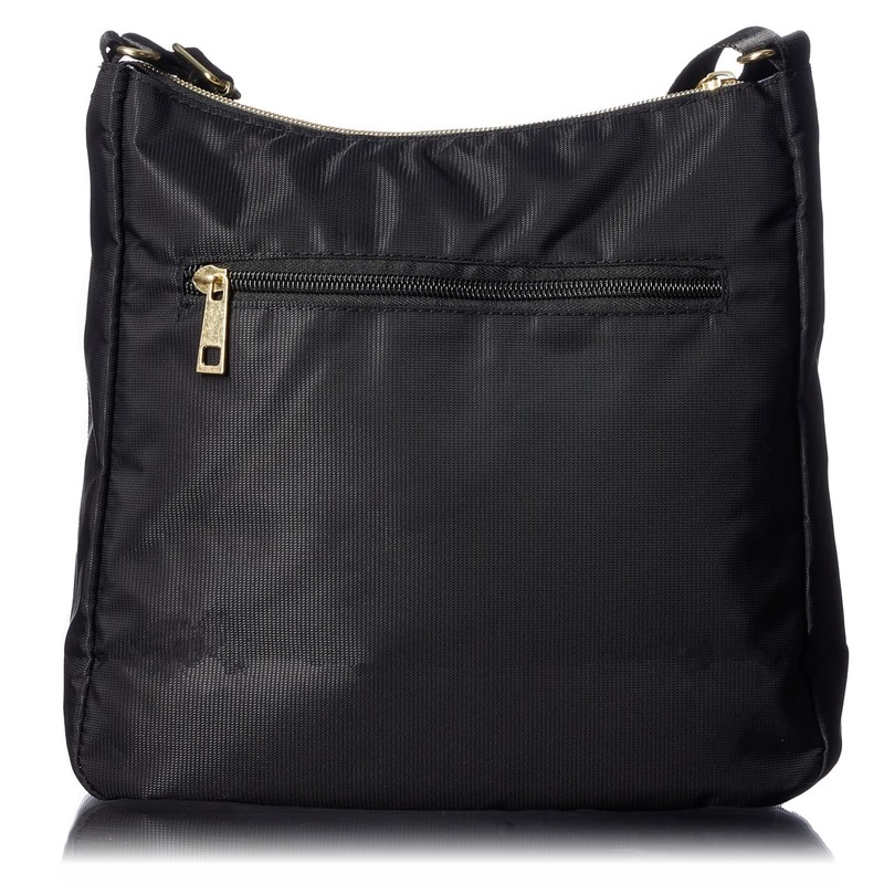 Cox Sportif Women's Mulsan Deodorizing Antibacterial Nylon Shoulder Bag, Black