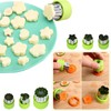 12PCS Melon Baller Scoop Set, 4-in-1 Watermelon Scooper Fruit Scooper,