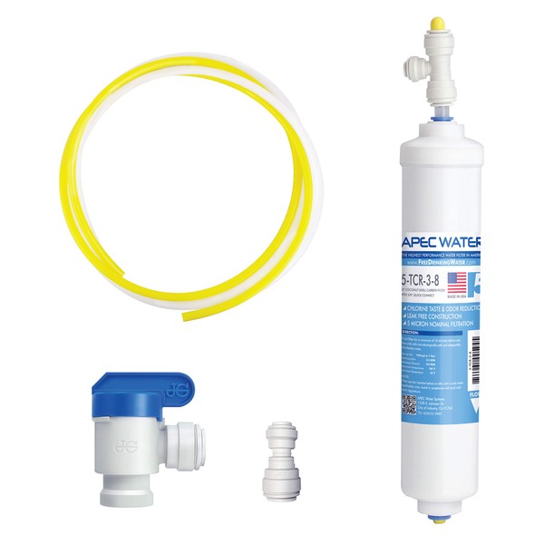 APEC Water Systems 3/8" Output Quicker Dispense Upgrade Kit for Under Sink System (3-8-OUTPUT-KIT)