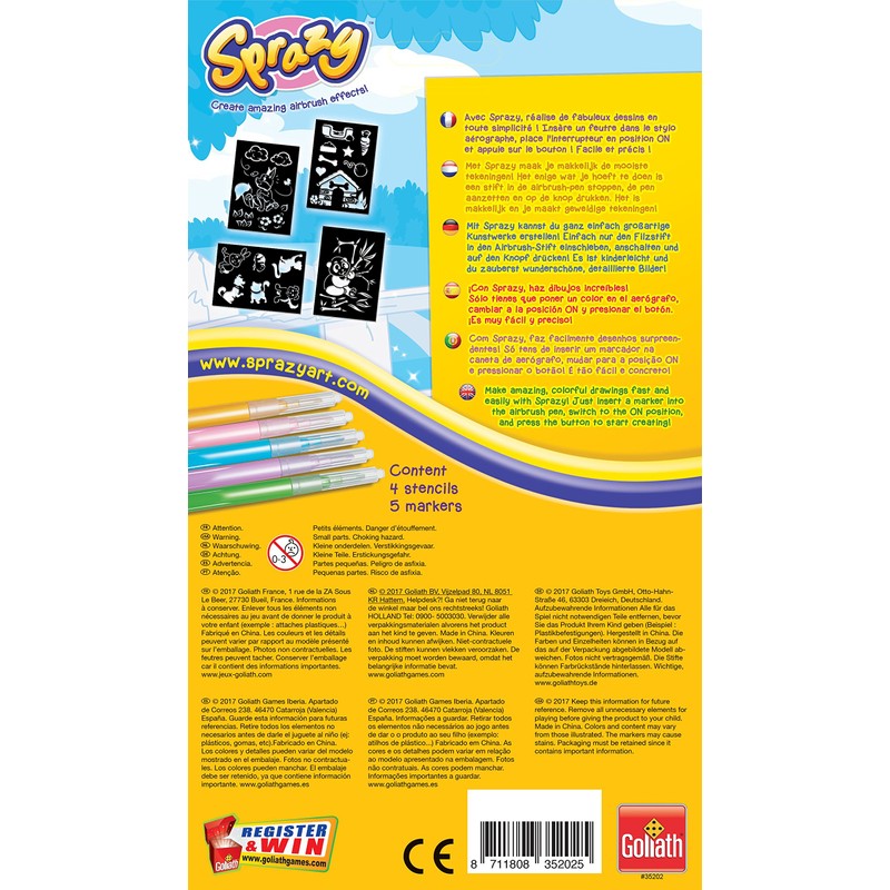 Goliath 35202 "Sweet Animals Sprazy Refill Set