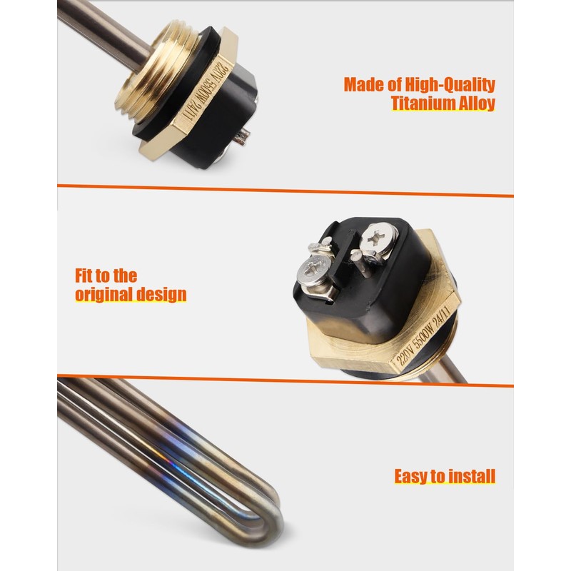 Water Heater Element Replacement Fit for Eco Eemax Rheem, Replace