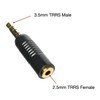 CESS 3.5mm TRRS Male Plug to 2.5mm TRRS Female Adapter,