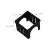 SUPVOX 4pcs Hollow Square Tube Sleeve Adapter for Fitness Equipment