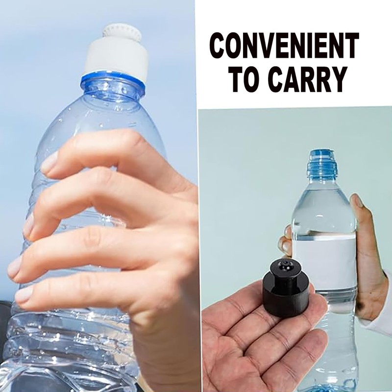 BEANPRECOY Sports Water Bottle Cap Replacement - Durable Plastic Push-Pull
