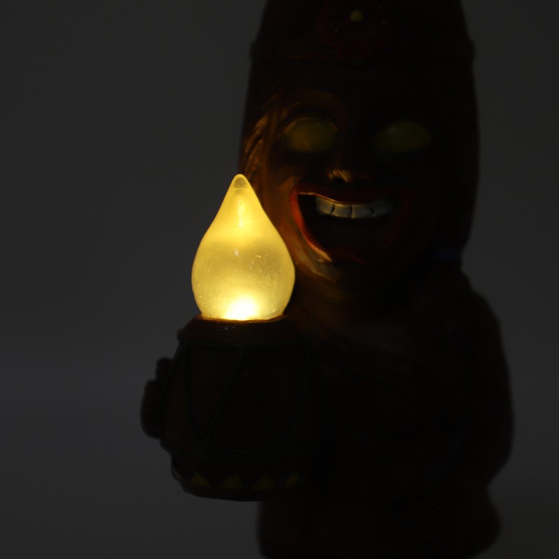 Mayan Smiling Face Totem Solar Light Creative Garden Solar Light