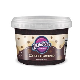 Bursties Coffee Flavored Popping Boba | Bursting Boba for Coffee, Bubble Tea, Desserts, Breakfasts and Snacks | Coffee Flavored Bursting Boba