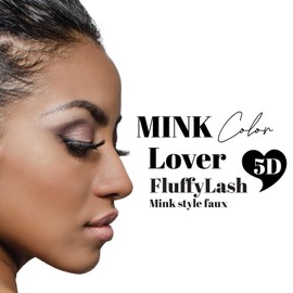 BlackPink Mink Style Color Lover Fluffy Lash 5D Fluffy Reusable Light Weight Natural False Lashes Fake Eye Lash