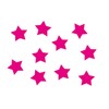 Miniblings 10 Iron-On Transfers Star 25 mm Flock Stars Colours