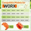 VOSOIR 20 Pack WA0010 Weed Eater String Compatible with Worx,