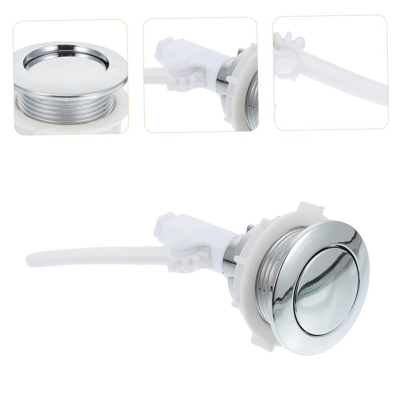Housoutil 1pc Toilet Button Toilet Supplies Bottom Flush Toilet Push