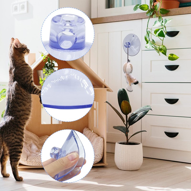 LuckyOpt 4 x Suction Cup, 3.14 Inch Suction Cup for