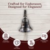 6" Solid Brass Bell Marine Wall Mounted Ship Bronze Finished