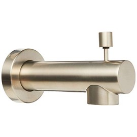 GROHE 13366EN0 Concetto Bathtub Faucet Tub Spout with Shower Diverter, Brass, Brushed Nickel Infinity Finish