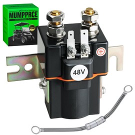 MUMPPRCE 48V Club Car Solenoid with Resistor, 4-Terminal Golf Cart Solenoid Coil for Club Car DS 1995-Up & Precedent 2004-2008 Electric, Replaces OEM 101908701, 102774701, 1014947, SW80-2028P