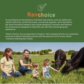 Animal Purple Rechargeable Livestock Prod Waterproof Cattle prod with 23" Flexible Shaf