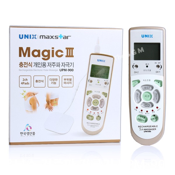 Unix [Official Retailer] Magic III Rechargeable Low Frequency Stimulator UPM-900A