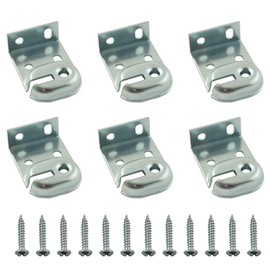XGNG 3Sets 6PCS Curtain Rod Holder Roller Window Shade Inside and Outside Mount Brackets Curtain Rod Holder Window Hardware Rod Holders