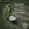 Cammenga Compass Military Grade Phosphorescent - Lensatic Compass Shock, Sand,