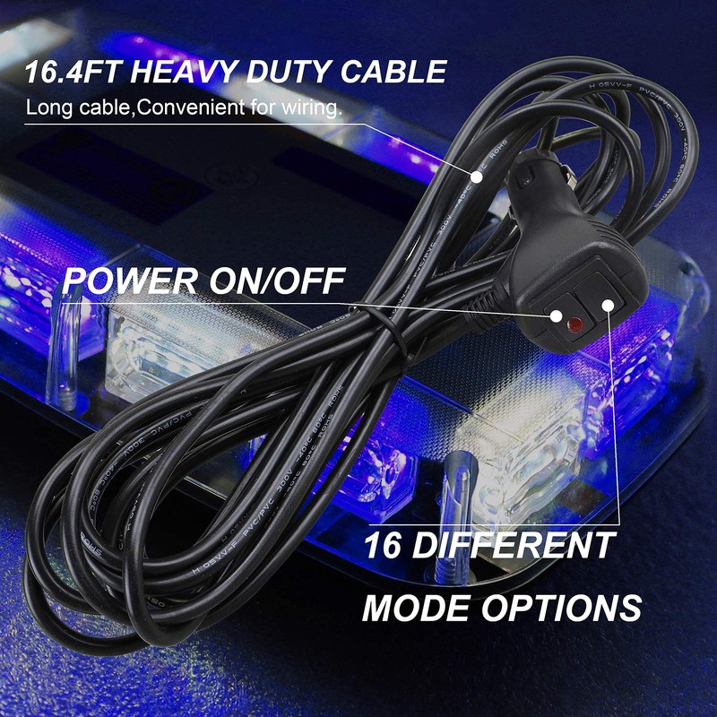 ASPL 48LED Roof Top Strobe Lights, High Visibility Emergency Safety