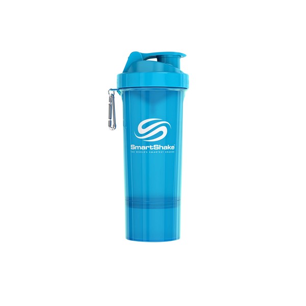 SmartShake (Smart Shake) puroteinsixeika- Bottle Slim kss0106 Neon Blue