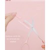 Eyebrow Scissors with Comb,Eyebrow Scissors,Eyebrow Trimmer Tool,Eyebrow with Comb for