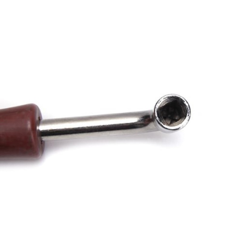 Guzheng Tuning Wrench, Quadrilateral Tuner, Light Brown Plastic, 6.3 Inch,