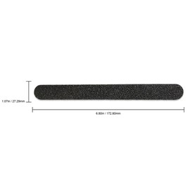 Pana (Grit: 100 x 180, Pack of 10 Pieces) USA Professional Black Round Emery Board Nail Files