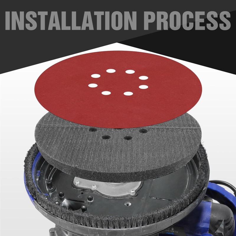 Sanding Disc 225 mm 8 Hole Support Plate for Long