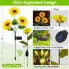 KOOPER Solar Lights Outdoor Decor - Upgraded 3 Pack Solar