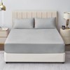 Aisbo Single Fitted Sheet Grey - Extra Deep Pocket Bed