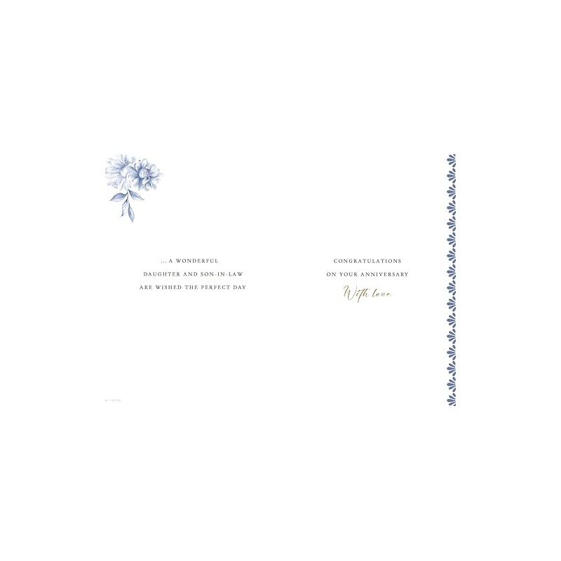 Regal Publishing Anniversary Card, To a Special Daughter & Son-in-Law