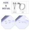 feilok snake cobra Hoop Stud Earrings for Women Men Stainless