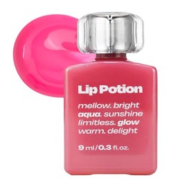 alternativestereo Lip Potion Aqua Glow No.7 Pink Soda | Hydrating, Non-Sticky Gloss with Sheer Radiance | 0.3 Oz