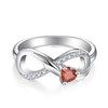 STARCHENIE Infinity Promise Ring 925 Sterling Silver Angel Wings Heart