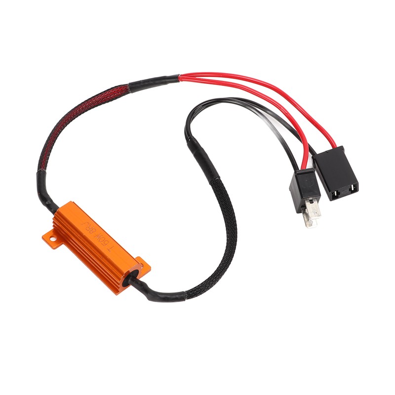 LED Decoder H7 Aluminum Housing Single Resistance Wire LED Headlight