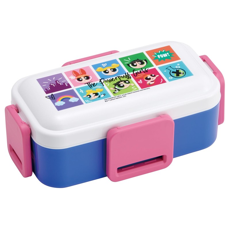 Skater PFLW4AG-A Powerpuff Girls Lunch Box, 2-Tier, 20.3 fl oz