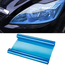 11.88×48 Inches Car Light Self-Adhesive Tint Film Brake Light Headlight Tail Light Fog Light Car Vinyl Wrap Protector Film Auto Modification Cover for Cars, Trucks, SUVs,(Car Light Tint Film)