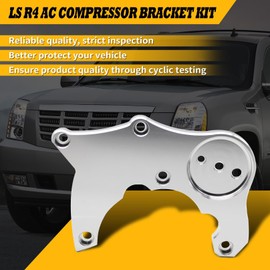 Jecoupoon LS R4 AC Compressor Bracket Kit Compatible with 1999 2000 2011 2012 2013 LS LQ LS2 LS3 LS6 Vortec Truck