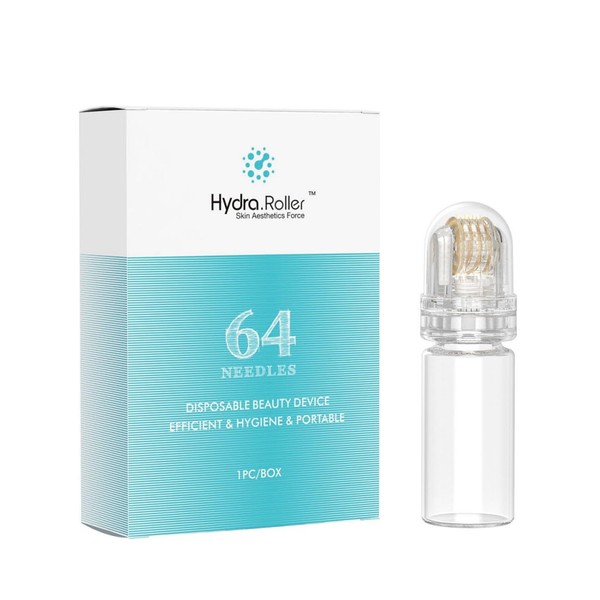 Hydra.Roller 64 Pins Microneedling Roller Length 0.5 mm, Derma Roller