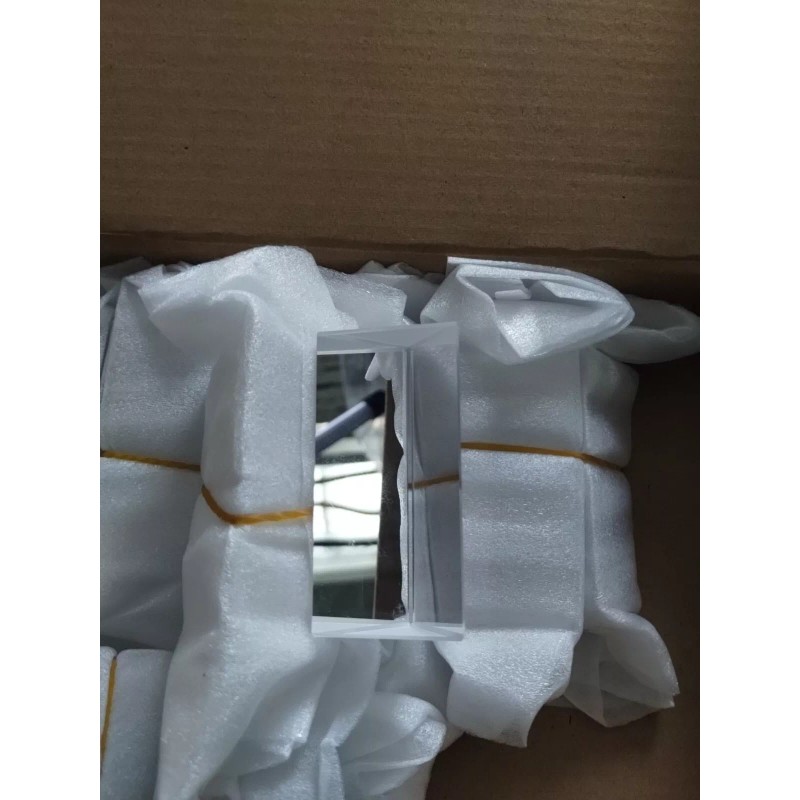 Kanayu 12 Pack Clear Triangular Prism Optical Glass Triangular Prism